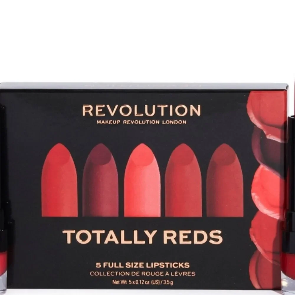 Revolution Beauty Totally Reds Lipstick Collection
